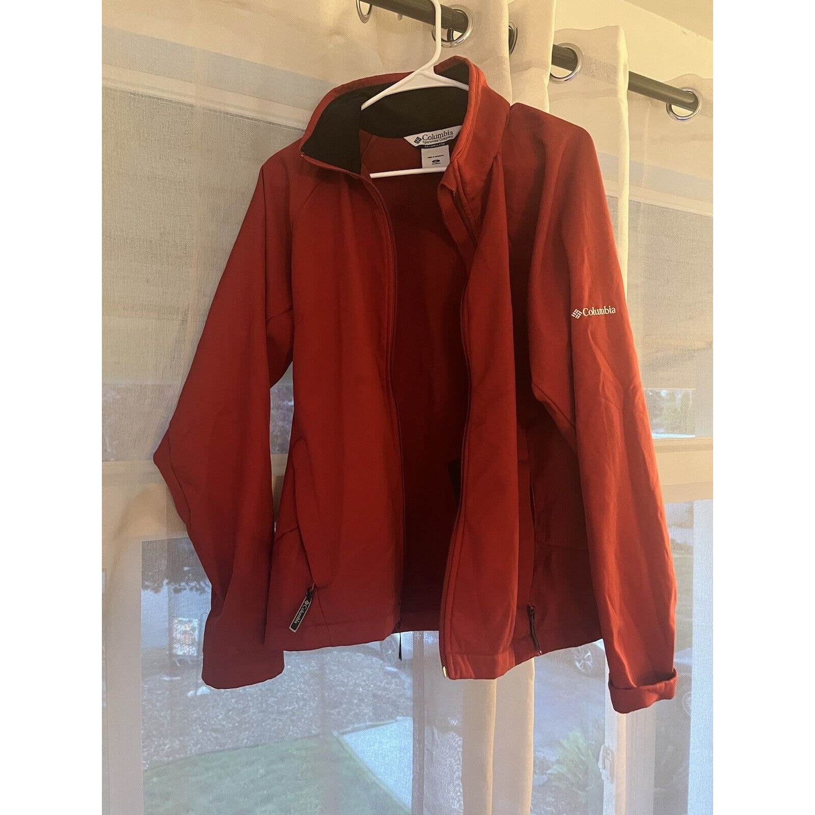 Columbia Jacket Fleece Red Xl